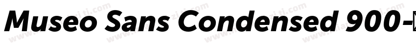 Museo Sans Condensed 900字体转换